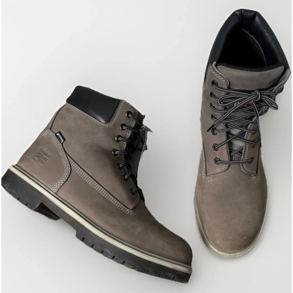 Timberland PRO 24/7 Waterproof Steel Toe Work Boots Men's US 13W Gray EH SR